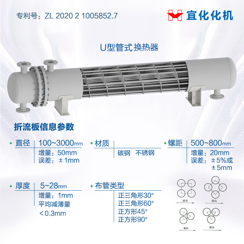 U形管式換熱器